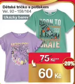 Woolworth Dětské tričko s potiskem nabídka