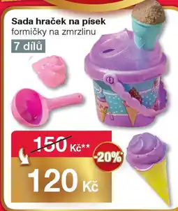 Woolworth Sada hraček na písek formičky na zmrzlinu nabídka