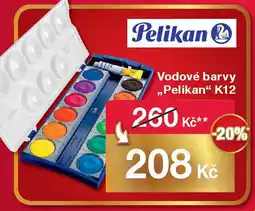 Pelikan Vodové barvy ,,Pelikan" K12