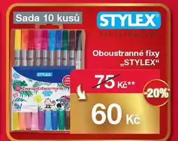 Oboustranné fixy ,,STYLEX"