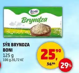 Penny Market SÝR BRYNDZA BONI, 125 g nabídka