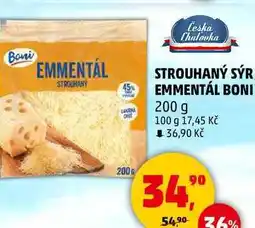 Penny Market STROUHANÝ SÝR EMMENTÁL BONI, 200 g nabídka