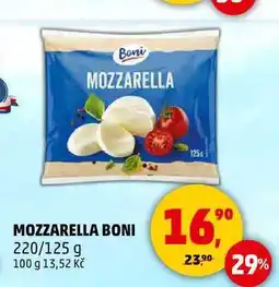 Penny Market MOZZARELLA BONI, 220/125 g nabídka