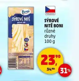 Penny Market SÝROVÉ NITĚ BONI různé druhy, 100 g nabídka