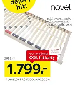 XXXLutz Lamelový rošt nabídka