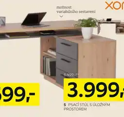 XXXLutz Psací stůl s úložným prostorem nabídka