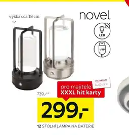 XXXLutz Stolní lampa na baterie nabídka