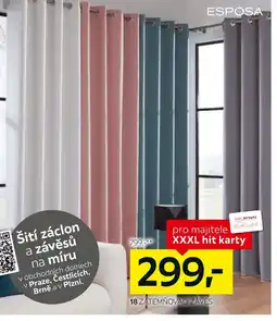 XXXLutz Zatemňovací závěs nabídka
