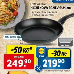 Lidl LIVARNO HOME HLINÍKOVÁ PÁNEV Ø 24 cm nabídka