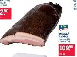 Makro Anglická slanina nabídka