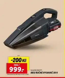 Lidl SILVERCREST AKU RUČNÍ VYSAVAČ 20 V nabídka