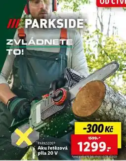 Lidl PARKSIDE Aku řetězová pila 20 V nabídka