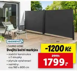 Lidl LIVARNO HOME Dvojitá boční markýza nabídka