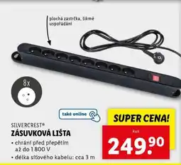 Lidl SilverCrest ZÁSUVKOVÁ LIŠTA nabídka