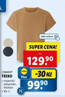 Lidl esmara TRIKO nabídka