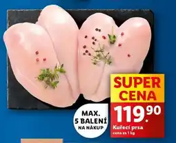 Lidl KUŘECÍ PRSA nabídka