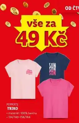Lidl PEPPERTS TRIKO nabídka