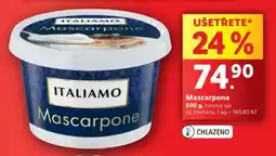 Lidl Italiamo MASCARPONE nabídka