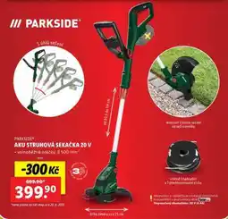 Lidl PARKSIDE AKU STRUNOVÁ SEKAČKA 20 V nabídka