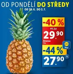Lidl Ananas nabídka