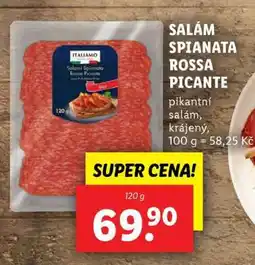 Lidl SALÁM SPIANATA ROSSA PICANTE nabídka