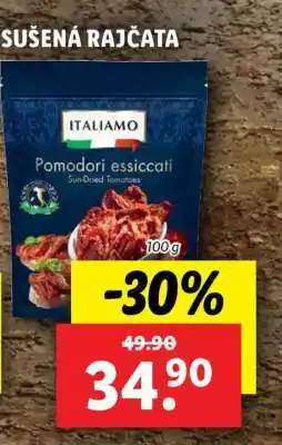 Lidl ITALIAMO Pomodori essiccati nabídka
