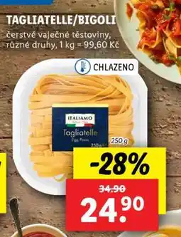 Lidl Tagliatelle/Bigoli nabídka
