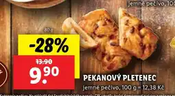 Lidl Pekanový pletenec nabídka