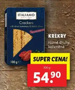 Lidl ITALIAMO Crackers nabídka