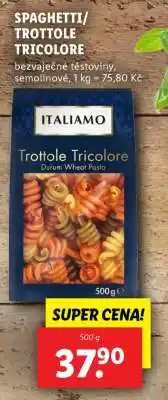 Lidl ITALIAMO Trottole Tricolore nabídka