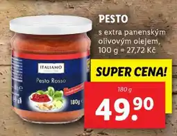 Lidl ITALIAMO Pesto Rosso nabídka