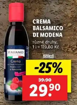 Lidl CREMA BALSAMICO DI MODENA nabídka