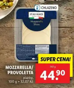 Lidl ITALIAMO Mozzarella Slices nabídka