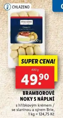 Lidl BRAMBOROVÉ NOKY S NÁPLNÍ nabídka