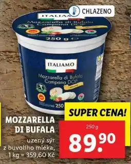 Lidl Mozzarella di Bufala nabídka