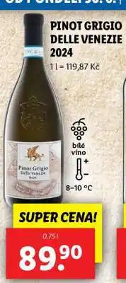 Lidl PINOT GRIGIO DELLE VENEZIE 2024 nabídka