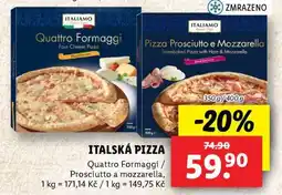 Lidl Italská pizza nabídka