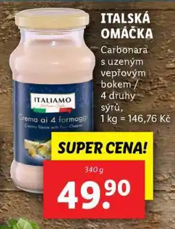 Lidl ITALSKÁ OMÁČKA nabídka