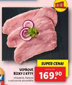 Lidl Vepřové řízky z kýty nabídka