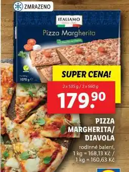 Lidl PIZZA MARGHERITA/DIAVOLA nabídka