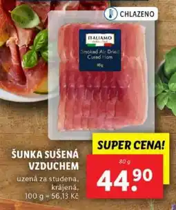 Lidl ŠUNKA SUŠENÁ VZDUCHEM nabídka
