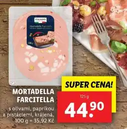 Lidl MORTADELLA FARCITELLA nabídka