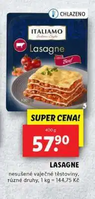 Lidl Italiamo Lasagne nabídka