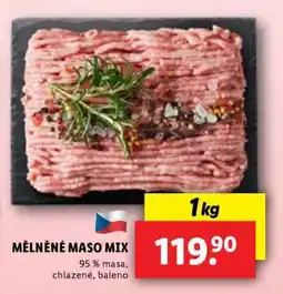 Lidl Mělněné maso mix nabídka