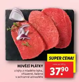 Lidl Hovězí plátky nabídka