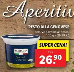 Lidl ITALIAMO PESTO ALLA GENOVESE nabídka