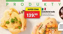 Lidl Kukuřičné kuře nabídka