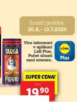Lidl Targa Florio nabídka