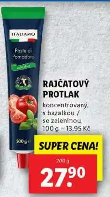 Lidl ITALIAMO Rajčatový protlak nabídka