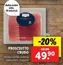 Lidl Prosciutto crudo nabídka